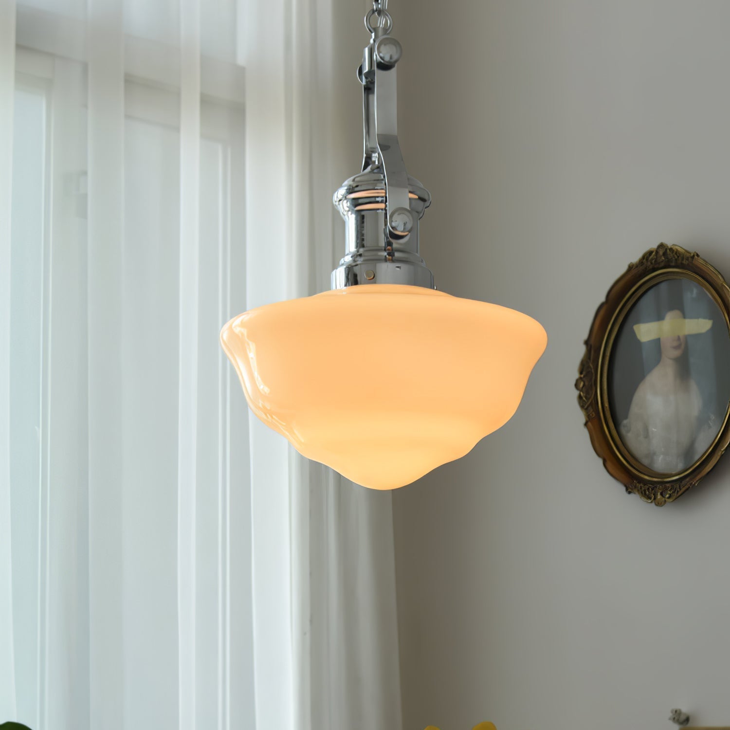 Amaris | Szklana lampa wisząca w stylu vintage