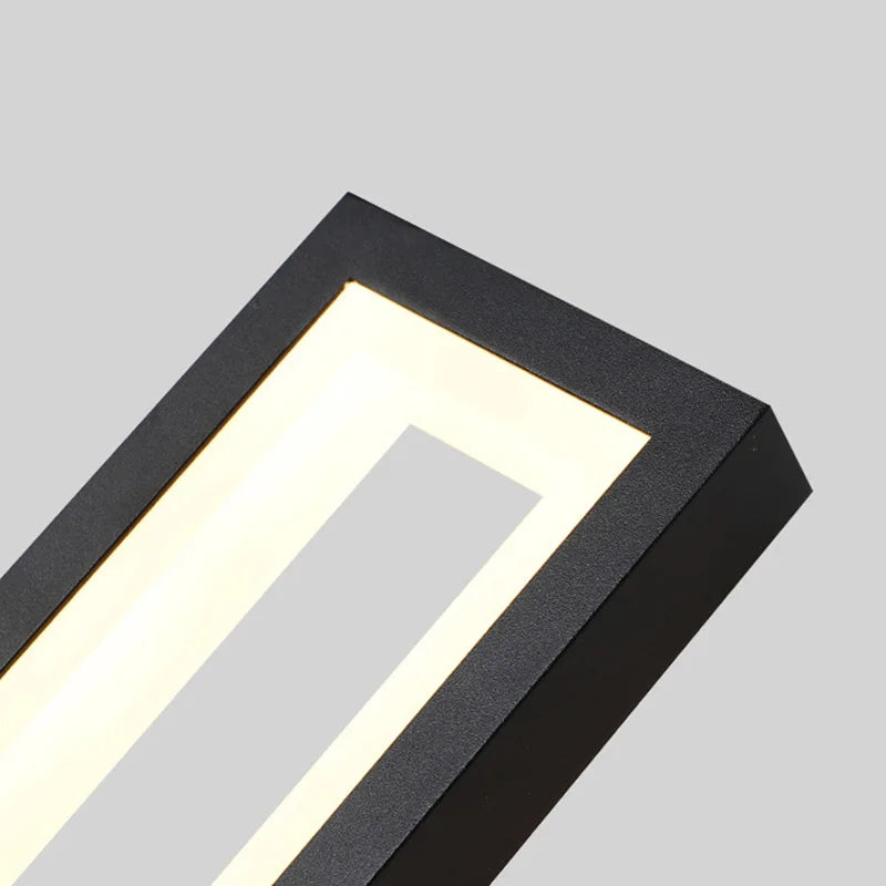 Linea | Minimalistyczna lampa ścienna LED, prostokątna