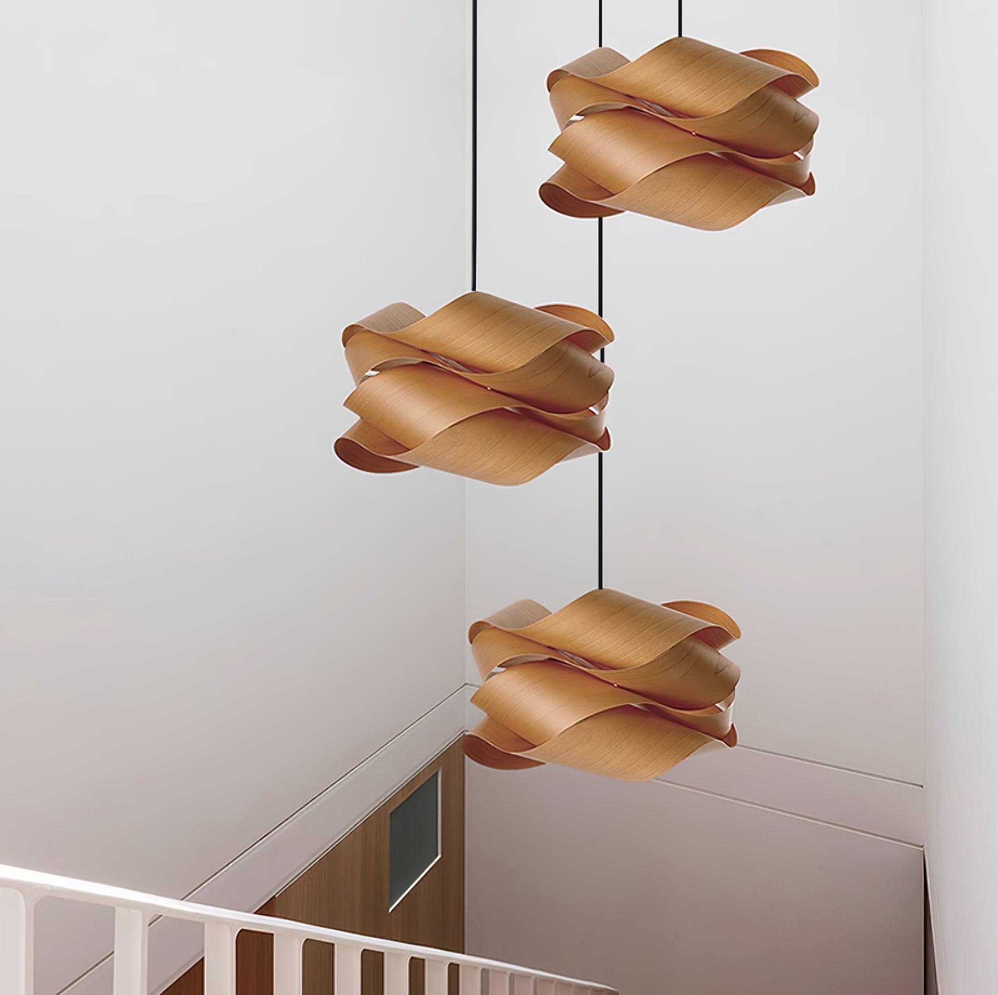 Lirado – designerska lampa wisząca w stylu drewnianym