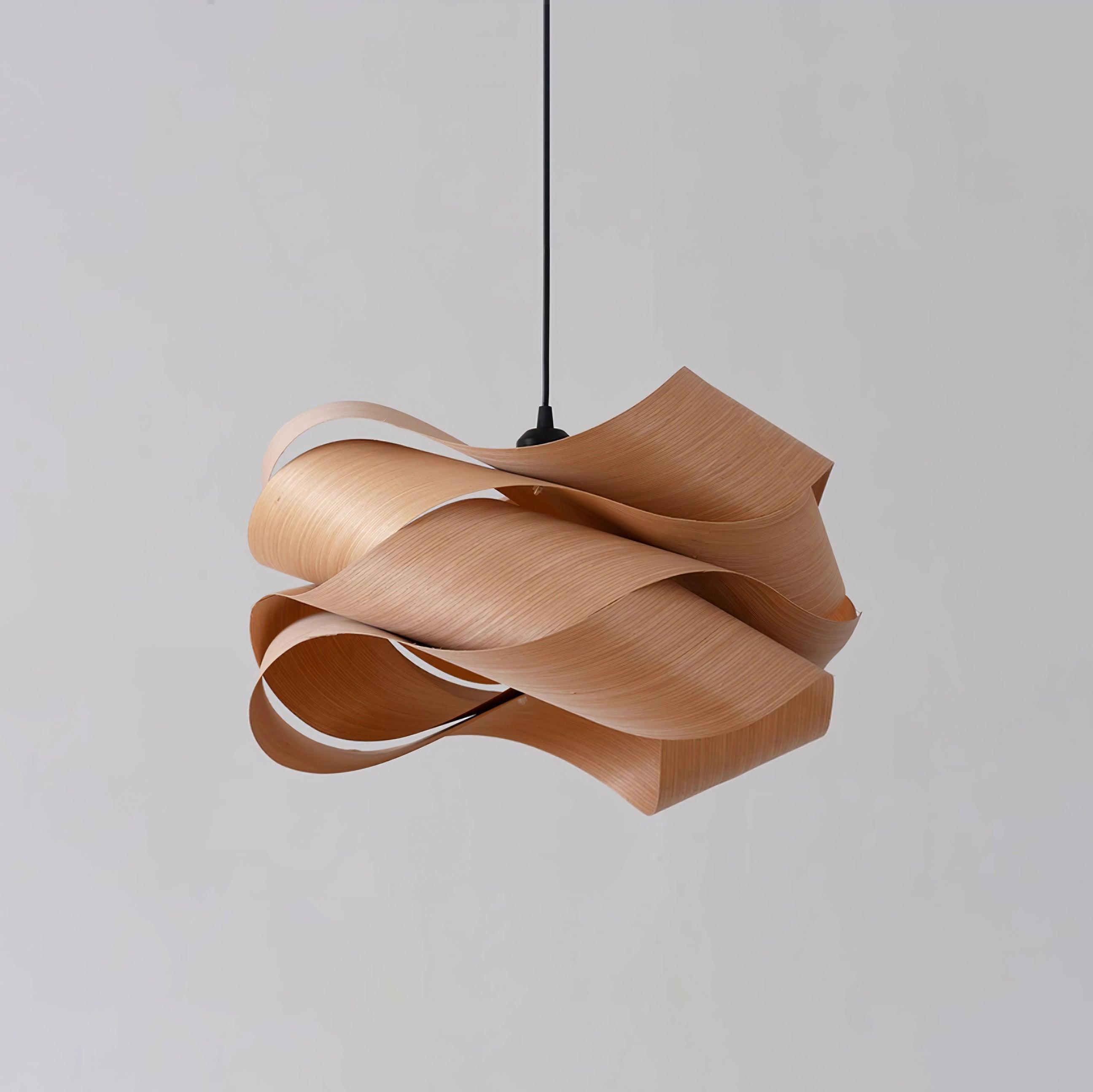 Lirado – designerska lampa wisząca w stylu drewnianym