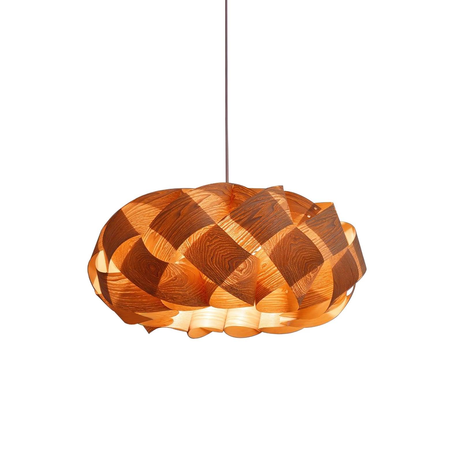 Lirado – designerska lampa wisząca w stylu drewnianym