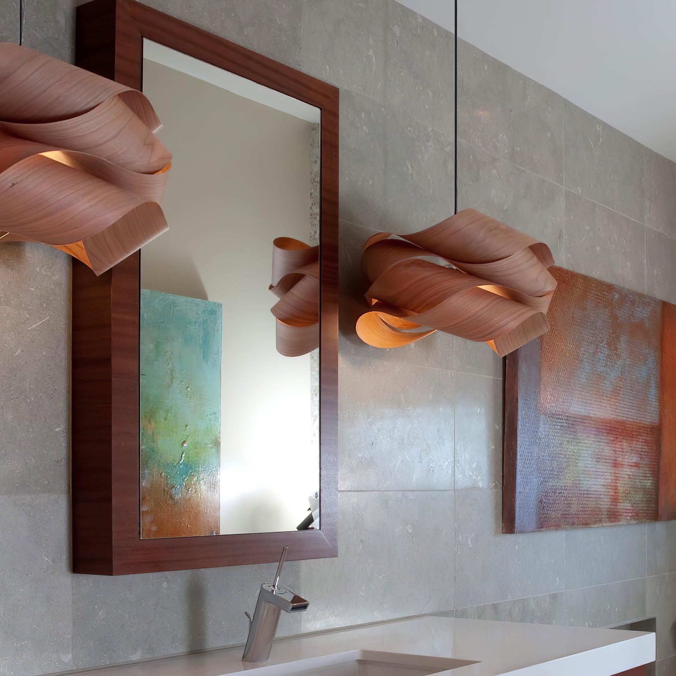 Lirado – designerska lampa wisząca w stylu drewnianym