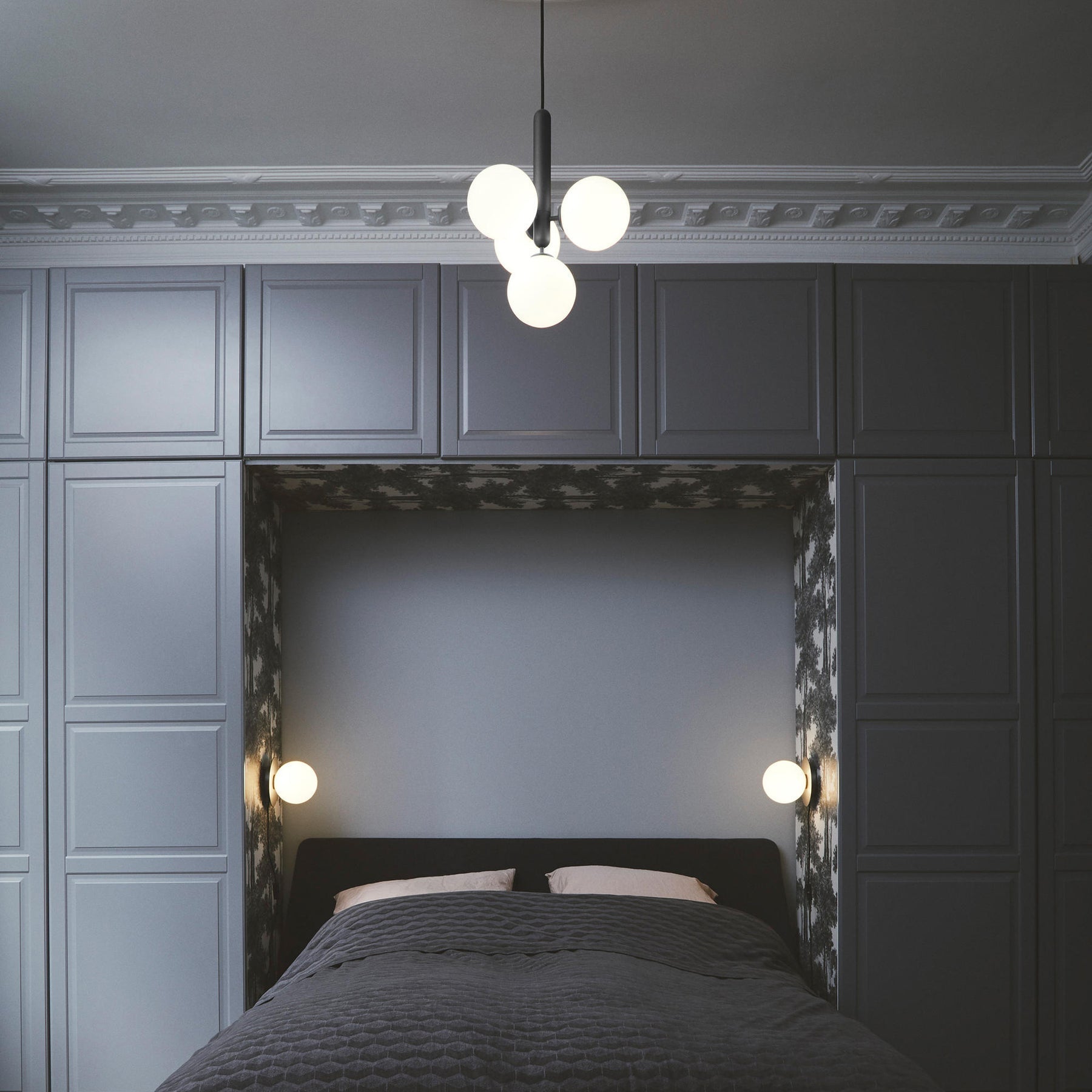 Lora | Nowoczesna szklana lampa wisząca o kulistym kształcie