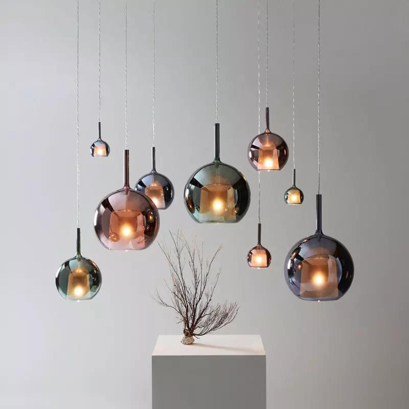 Lunovia | Lampa wisząca z klastrem szklanych kul
