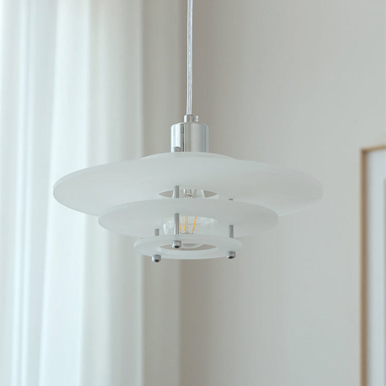 Luretta | czerwona lampa wisząca LED w stylu vintage