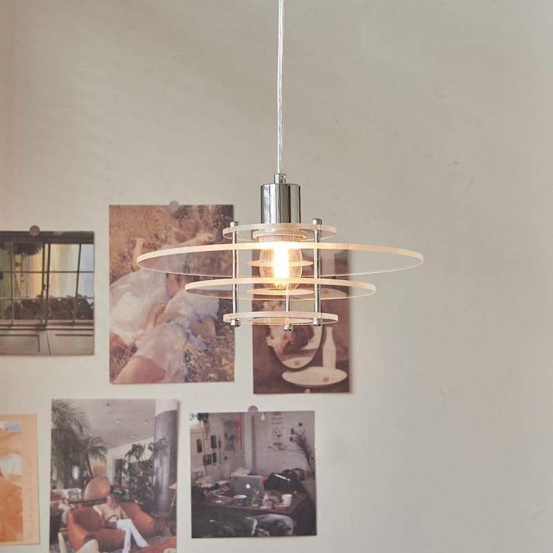Luretta | czerwona lampa wisząca LED w stylu vintage