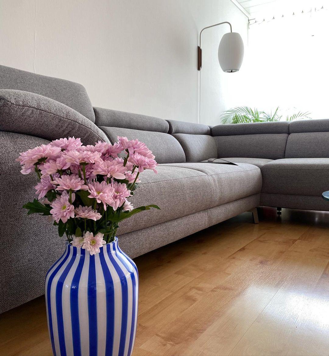 Eryvia | Owalna lampa ścienna z tkaniny