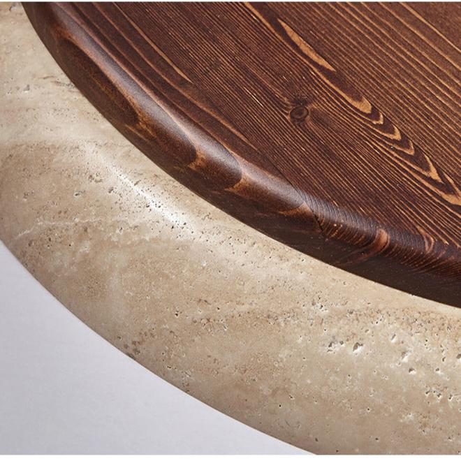 Travessa | Lampa sufitowa LED Wabi Sabi Travertine