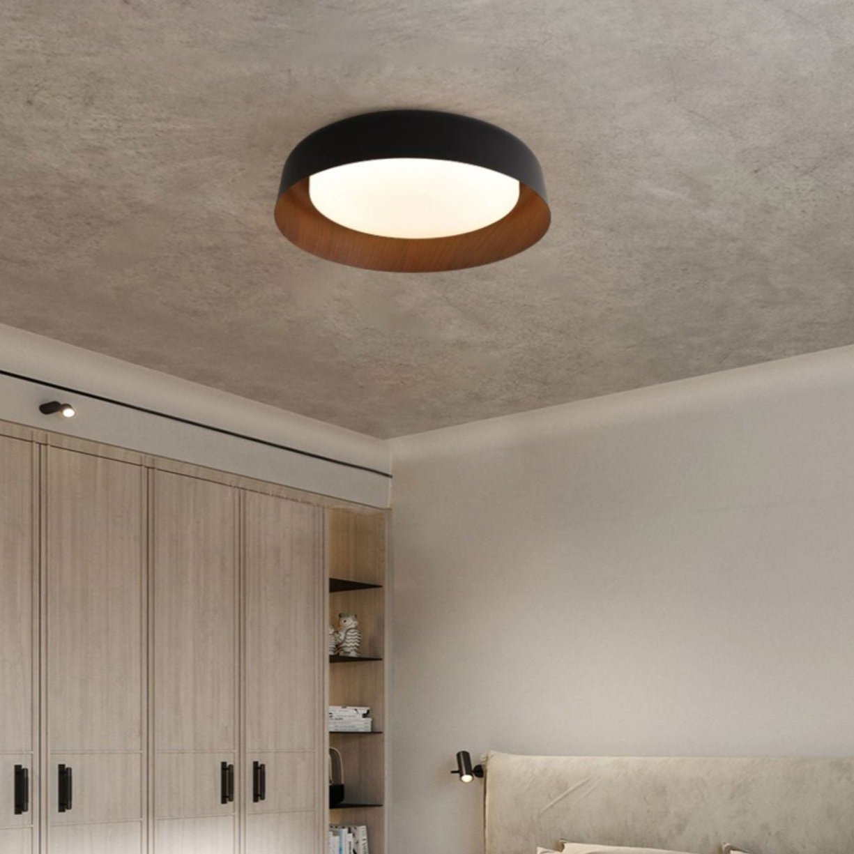 Wabi Sabi | Lampa sufitowa LED imitująca drewno