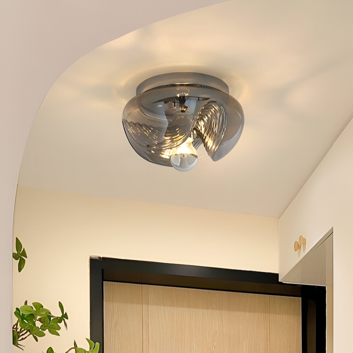 Lumière | Francuska lampa sufitowa w stylu vintage Bauhaus