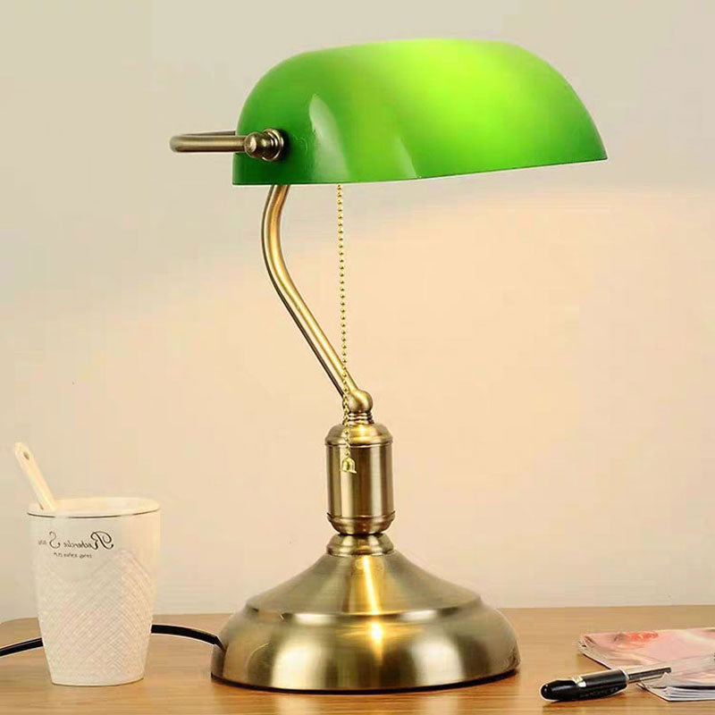 Aurelen | lampa biurkowa w stylu retro z mosiądzu