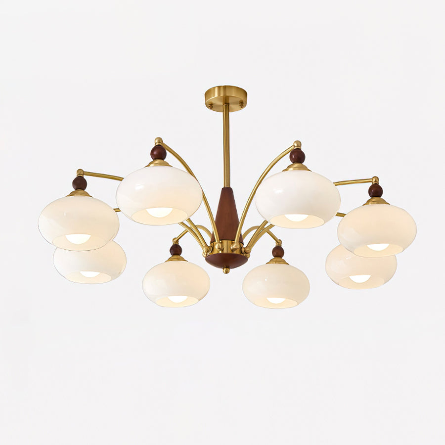 Clavira | Vintage lampy sufitowe z opalowym szkłem