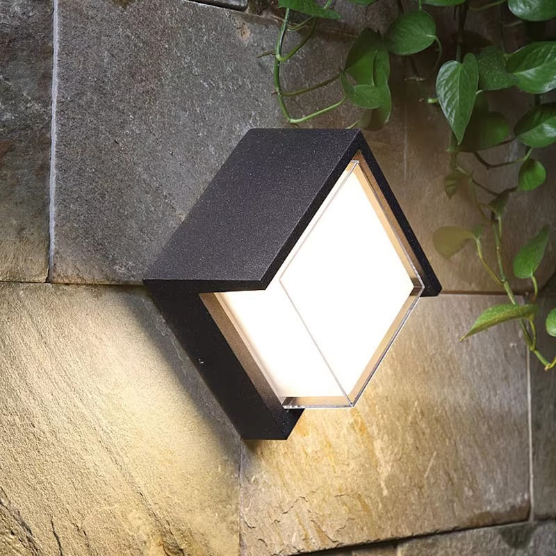 Lunaris | Nowoczesna zewnętrzna lampa ścienna LED