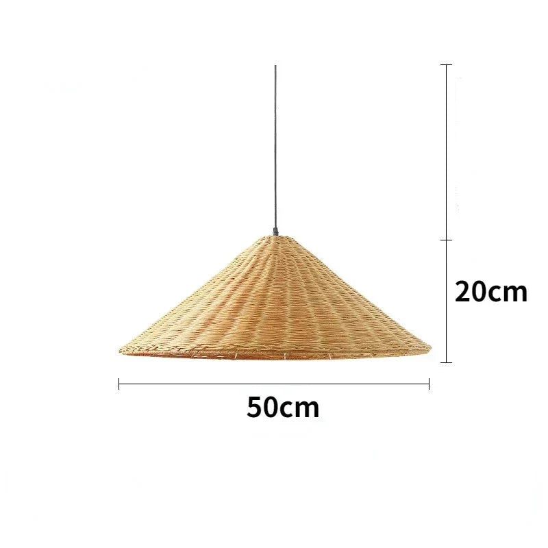 Ravena | Lampa wisząca w stylu rattanu