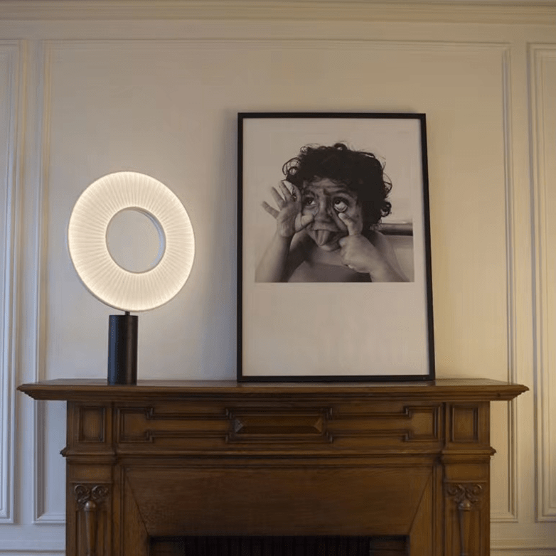 Solara | Nowoczesna lampa stołowa LED solarna czarna