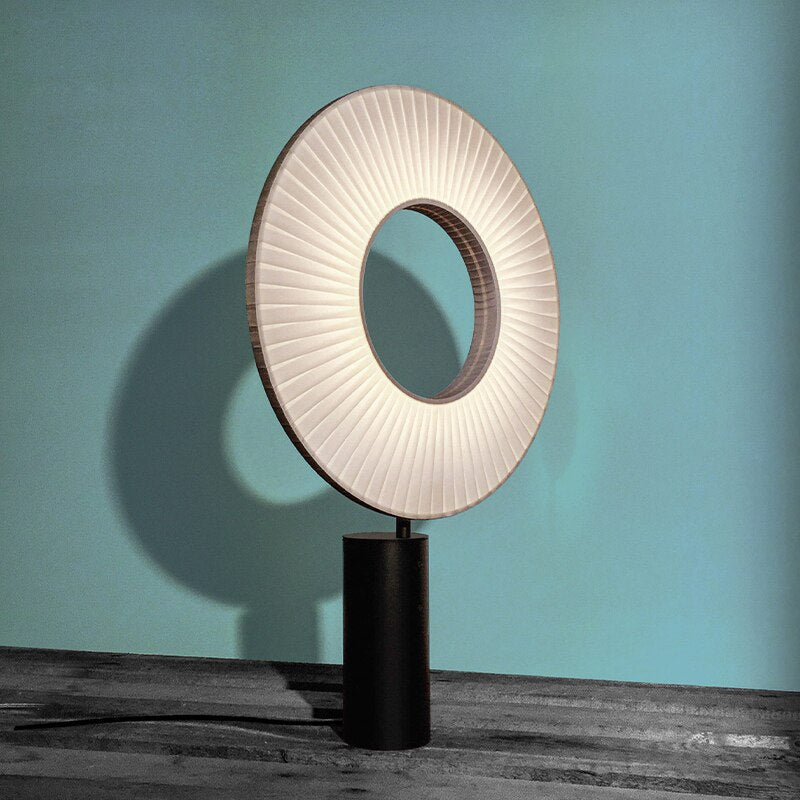 Solara | Nowoczesna lampa stołowa LED solarna czarna