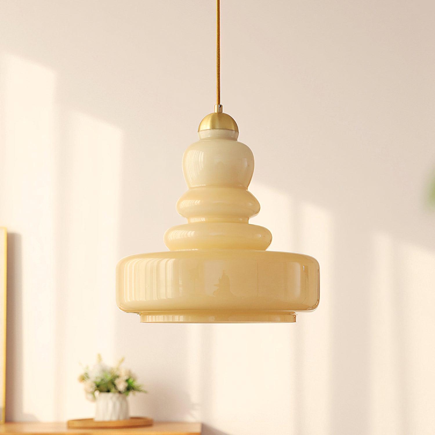 Mira | Lampa wisząca ze szkła vintage