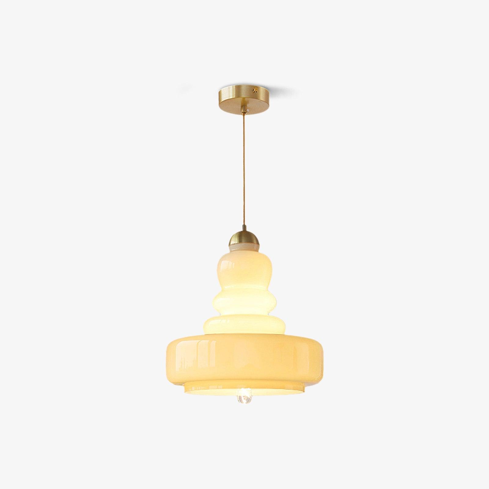 Mira | Lampa wisząca ze szkła vintage