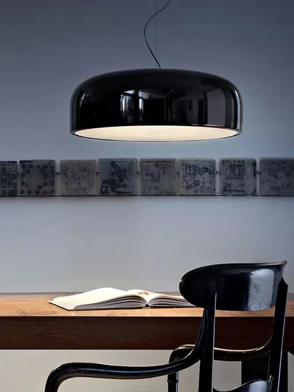 Morvane | nowoczesna czarna lampa wisząca LED