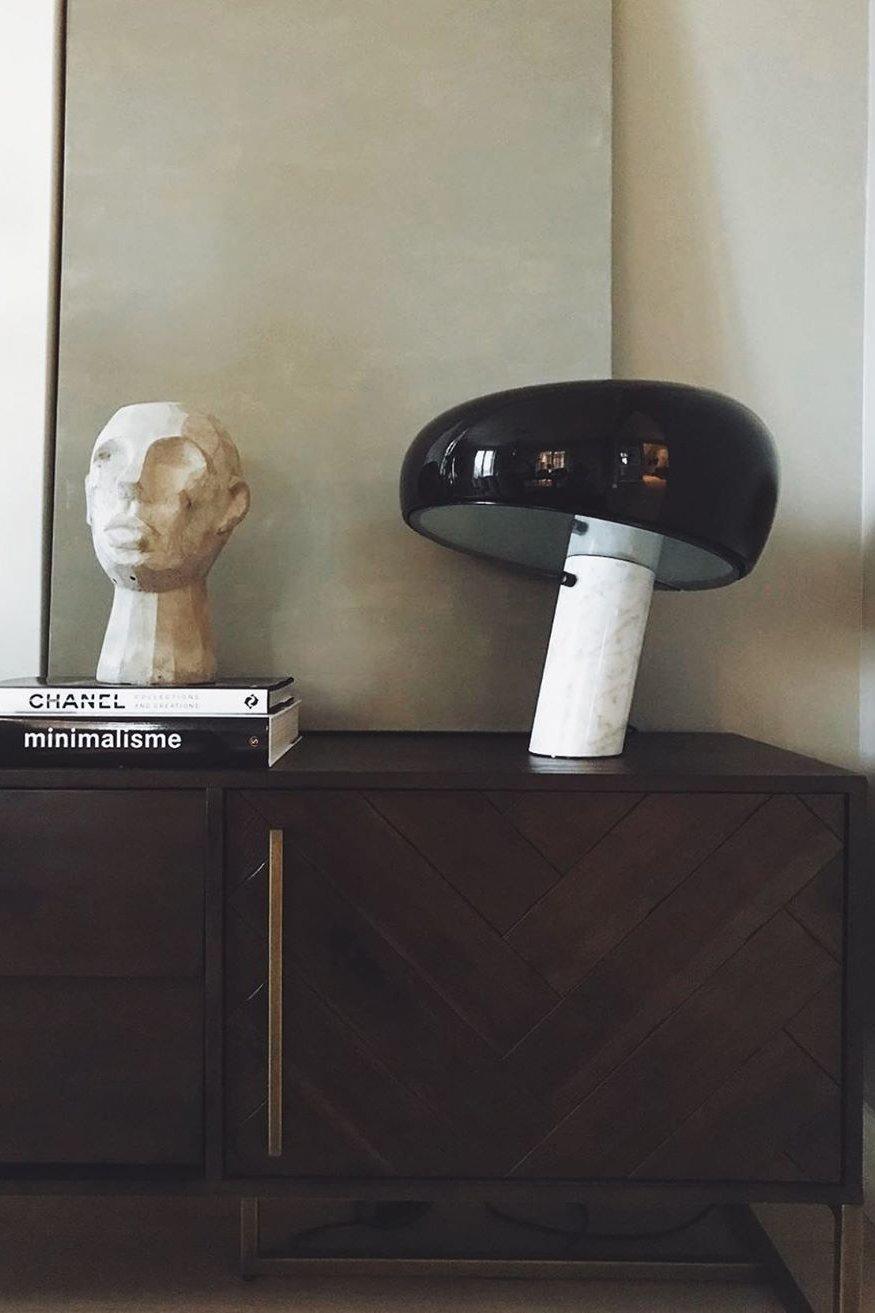Modario | lampka stołowa w stylu retro z motywem grzyba