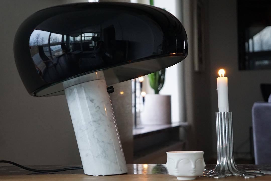 Modario | lampka stołowa w stylu retro z motywem grzyba