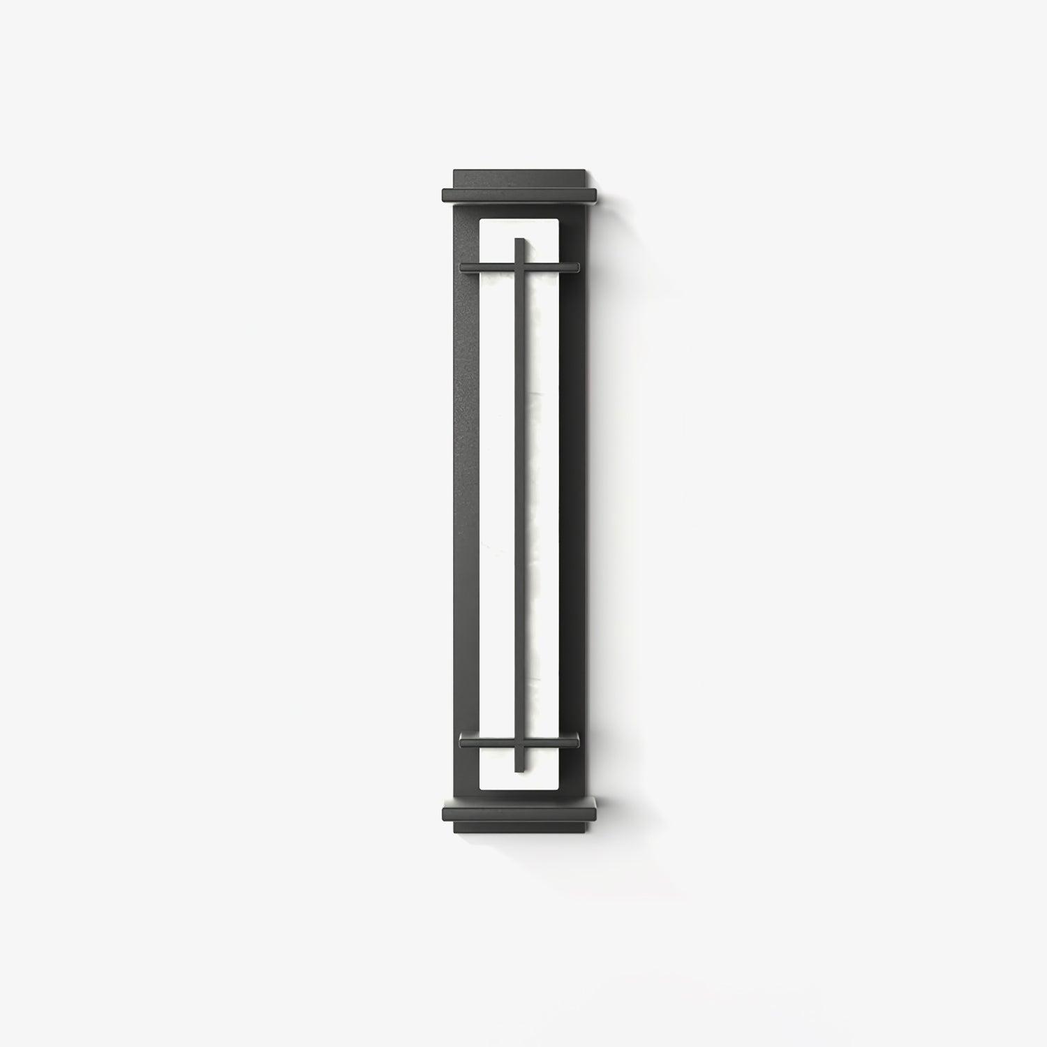 Lurean | Prostokątna zewnętrzna lampa ścienna LED