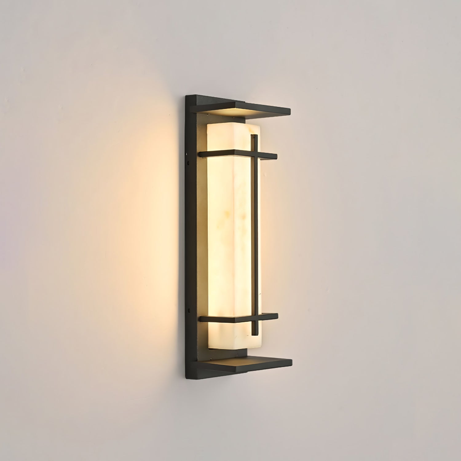 Lurean | Prostokątna zewnętrzna lampa ścienna LED