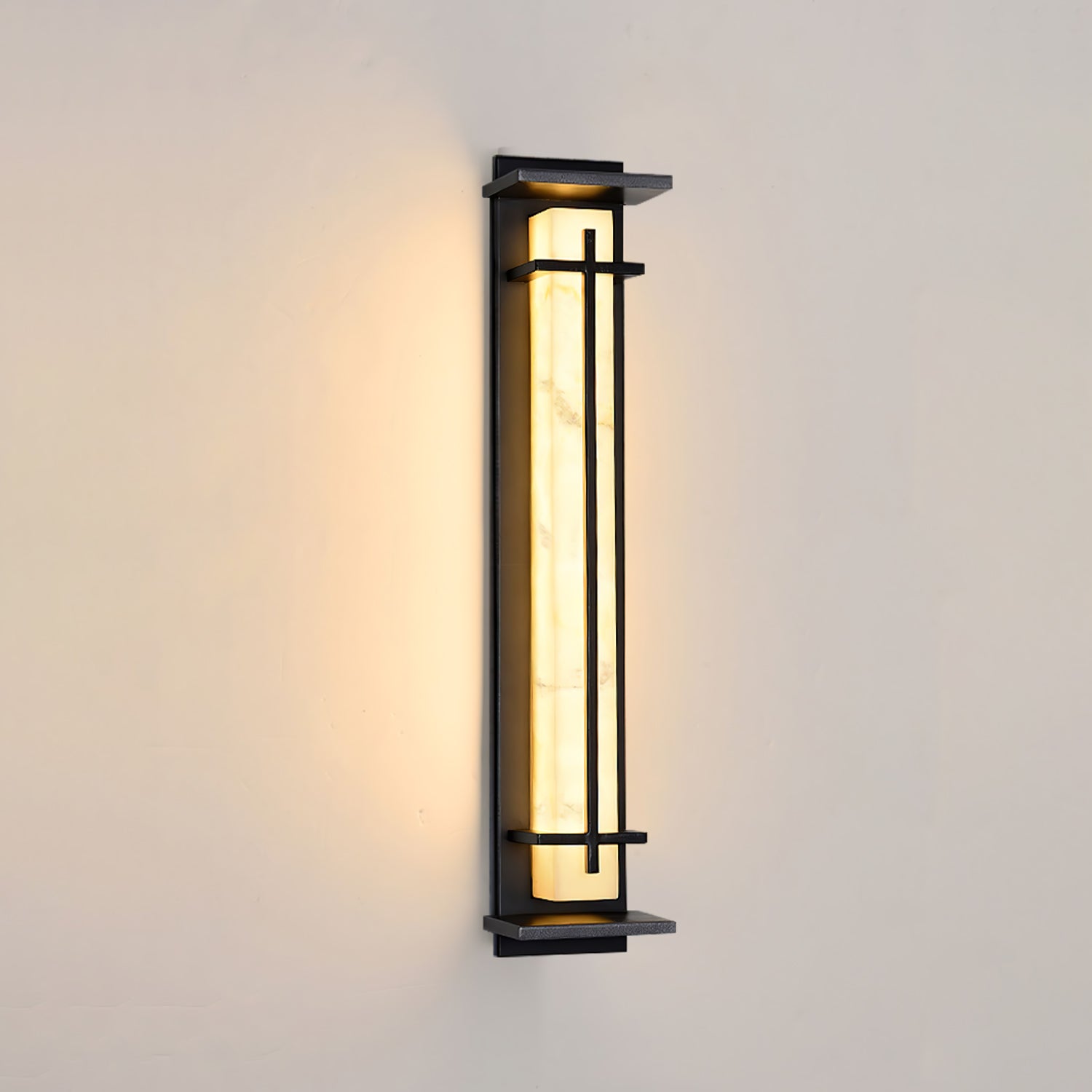 Lurean | Prostokątna zewnętrzna lampa ścienna LED