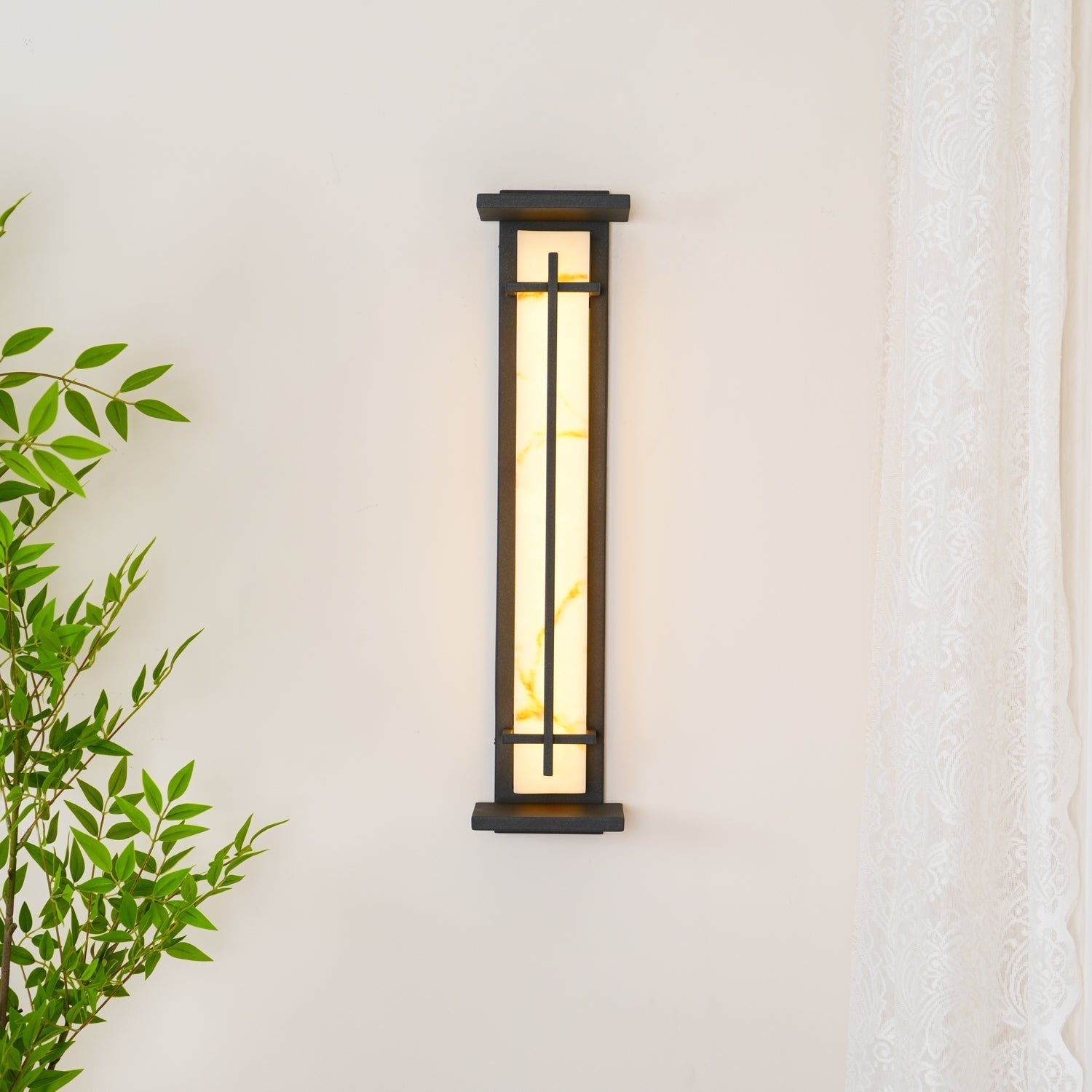 Lurean | Prostokątna zewnętrzna lampa ścienna LED
