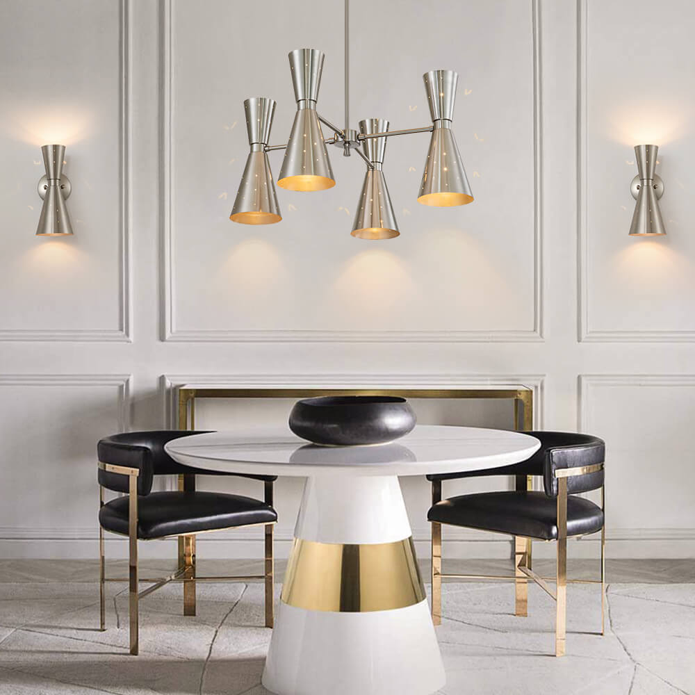 Brassica | Kinkiet o podwójnym stożkowym kształcie