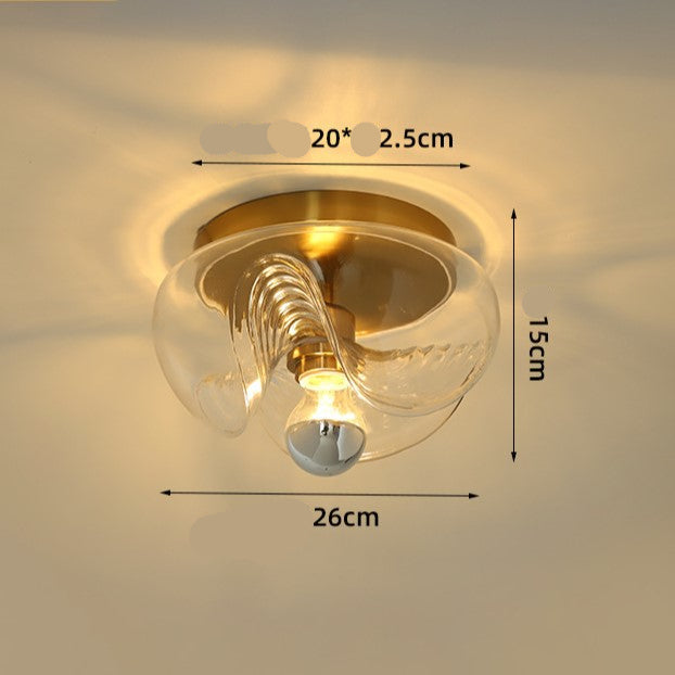 Lumière | Francuska lampa sufitowa w stylu vintage Bauhaus