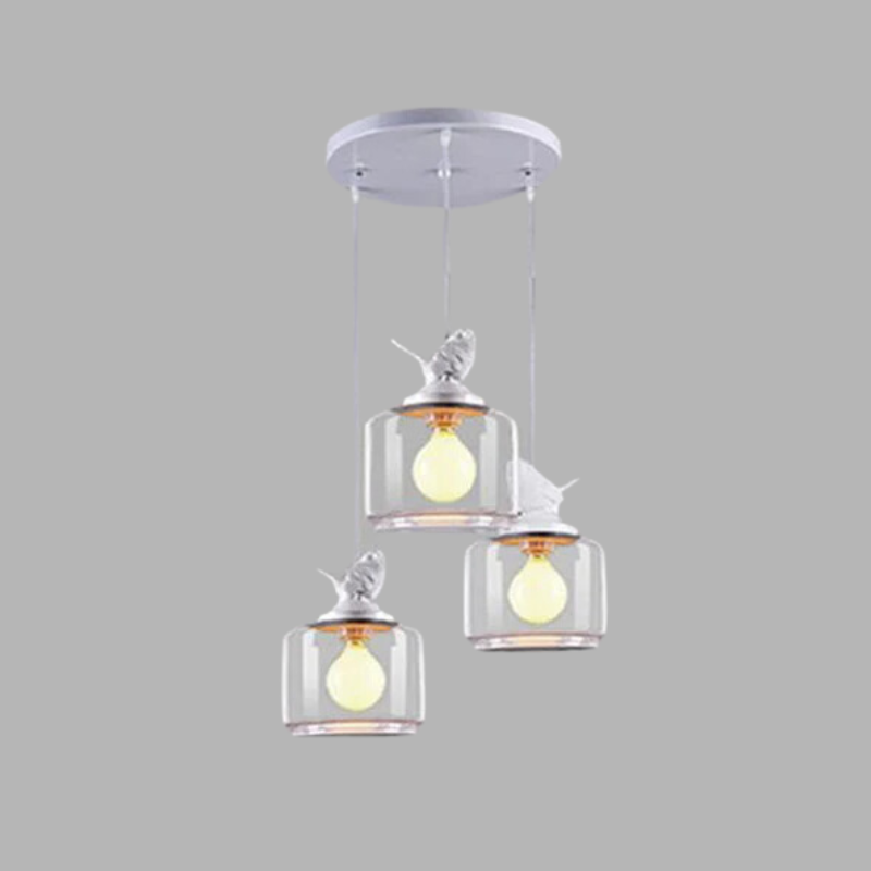 Avira | Lampa wisząca w stylu ptasiego szkła