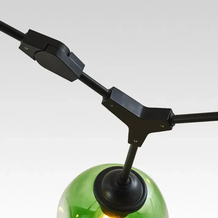 Amberlo | Nowoczesna lampa wisząca ze szklanym wzorem