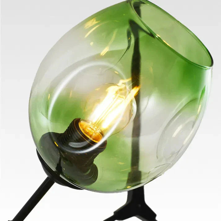 Amberlo | Nowoczesna lampa wisząca ze szklanym wzorem
