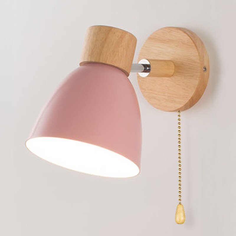 Nordwood | Skandynawska drewniana lampa ścienna