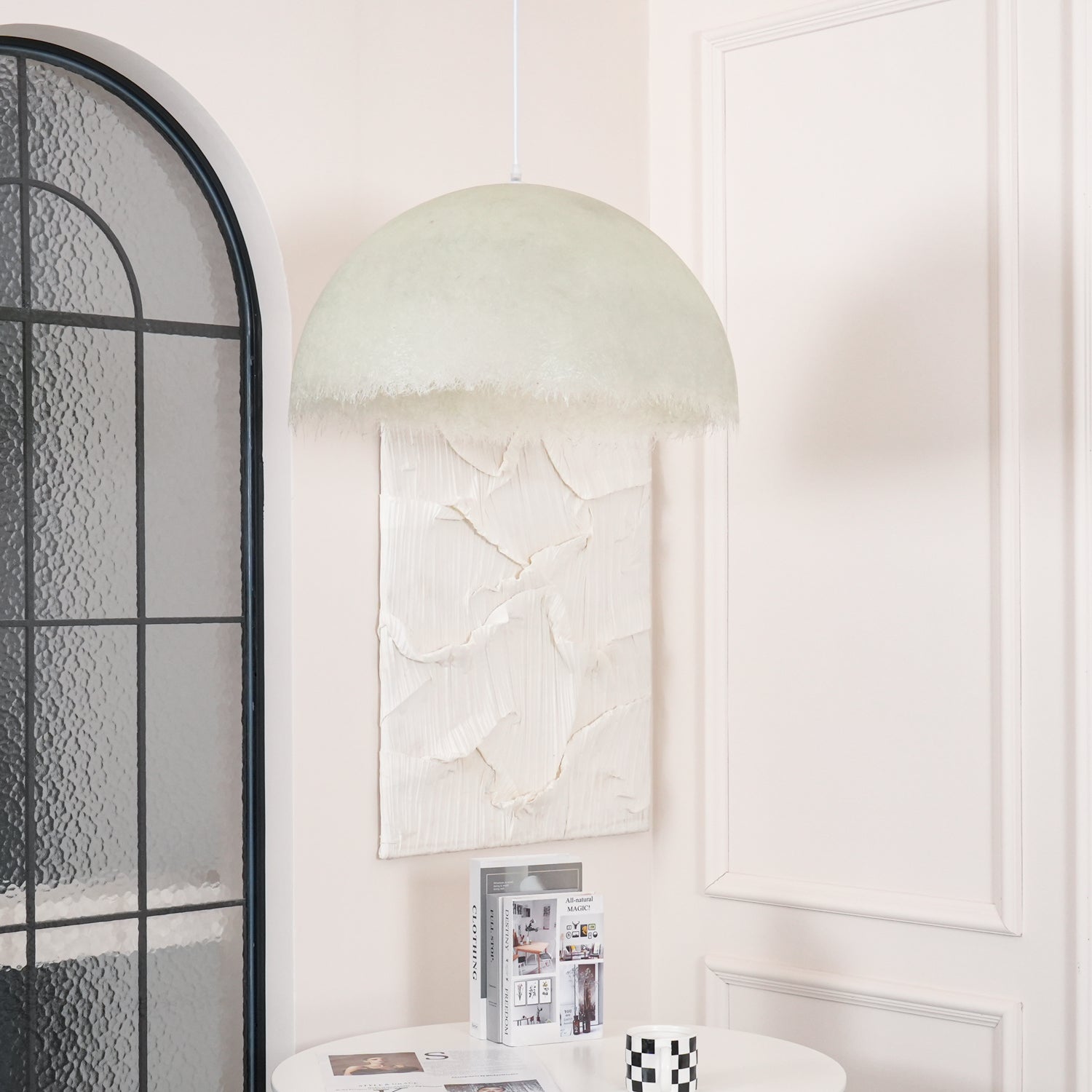 Elvianne | Lampa wisząca półkulista