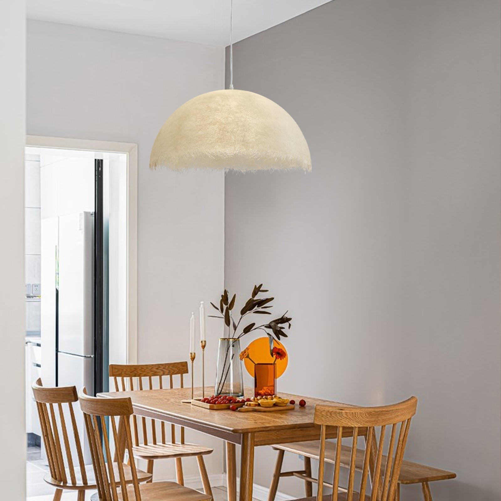 Elvianne | Lampa wisząca półkulista
