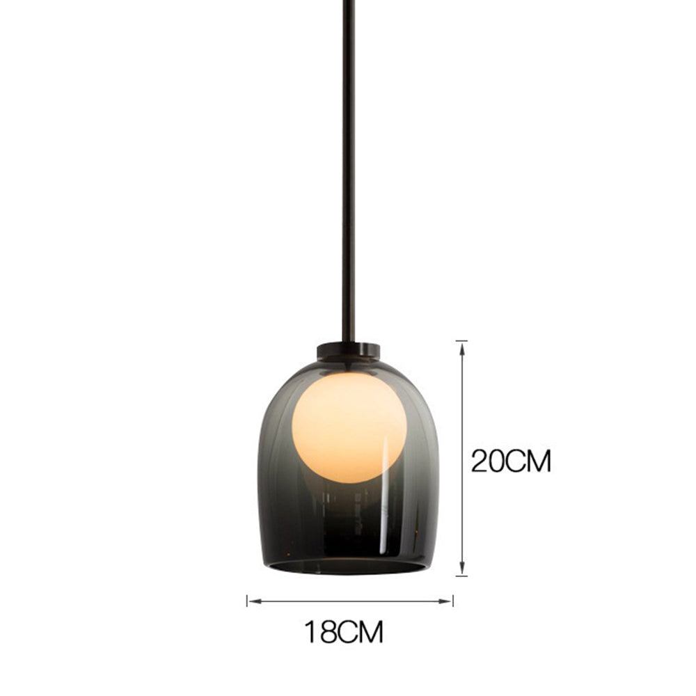 Orvya | Lampa wisząca w szklanym cylindrze