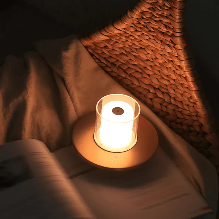 Orvian | Lampka stołowa LED z cylindrem