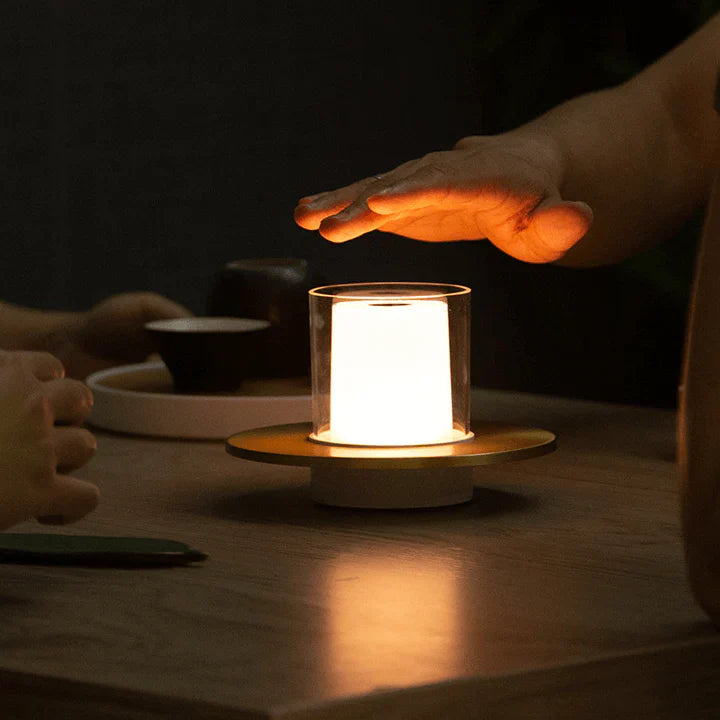 Orvian | Lampka stołowa LED z cylindrem