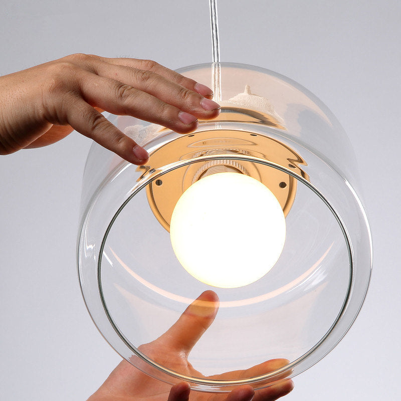Avira | Lampa wisząca w stylu ptasiego szkła