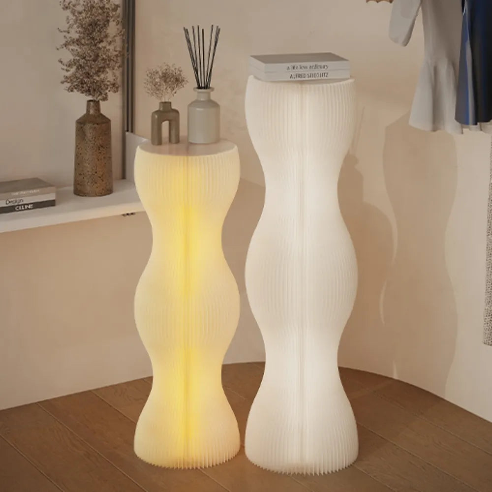 Sculptura | Artystyczna lampa podłogowa w kształcie fali