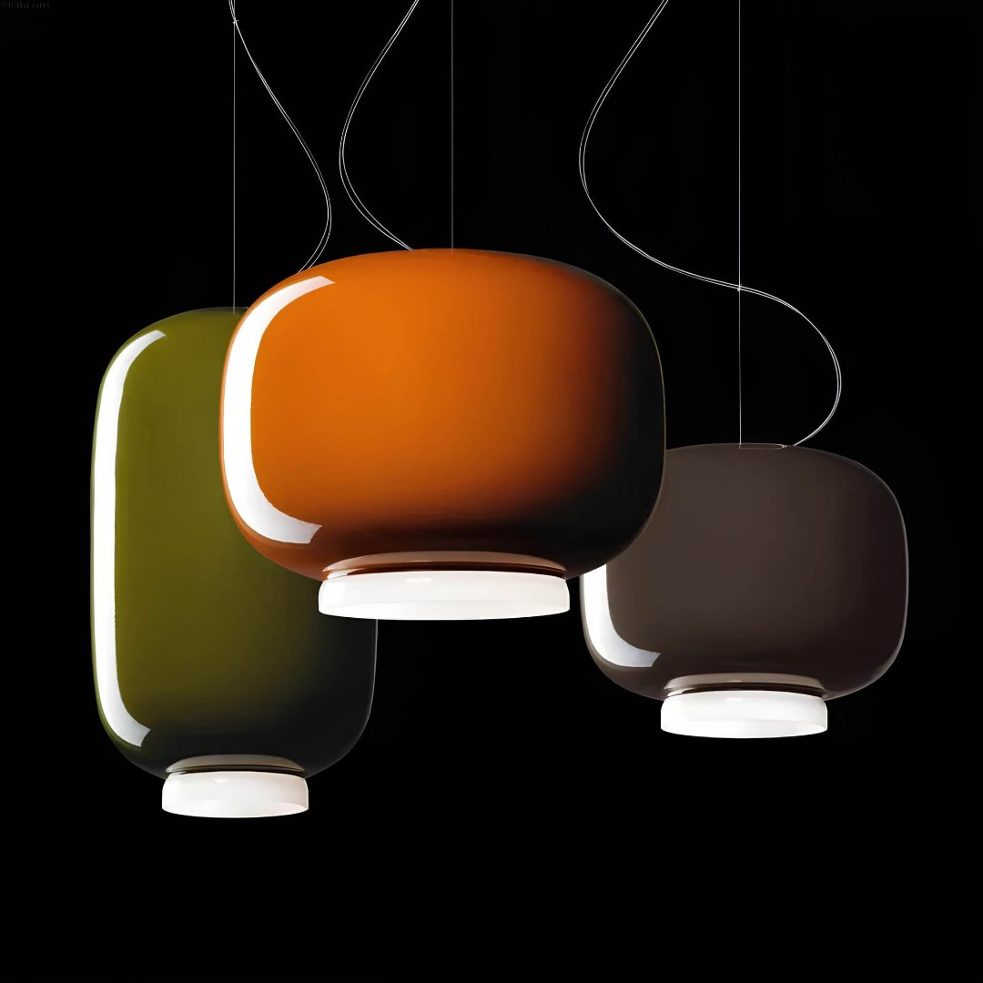 Elyra | Lampa wisząca w organicznym szkle