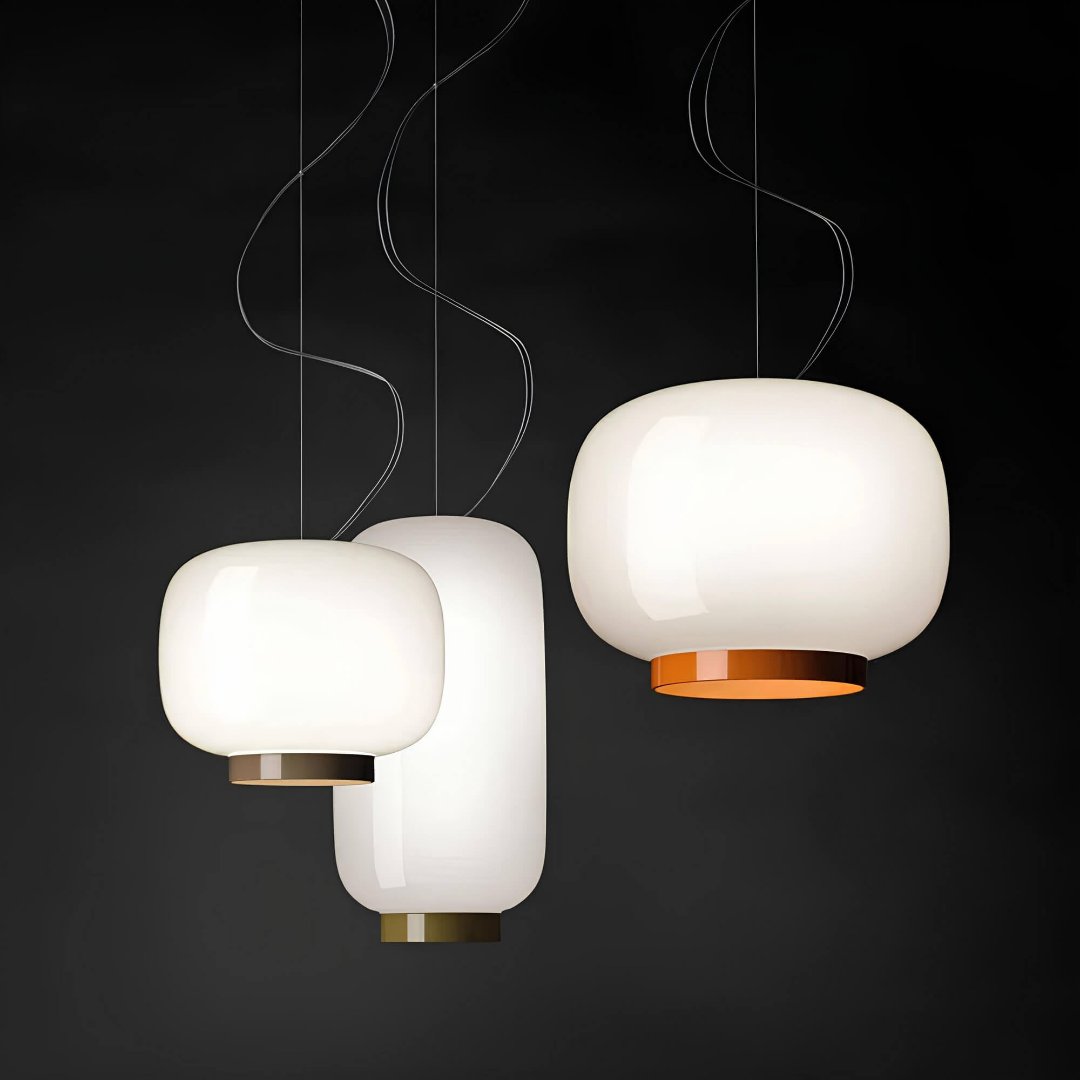 Elyra | Lampa wisząca w organicznym szkle