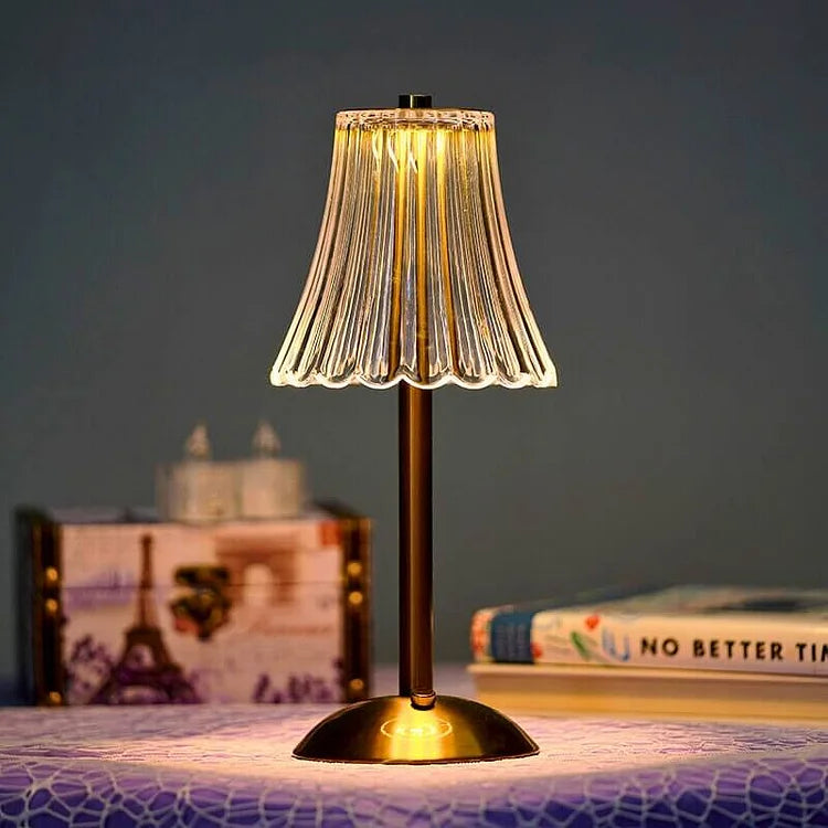 Lumora | Lampa stołowa z składanym kloszem