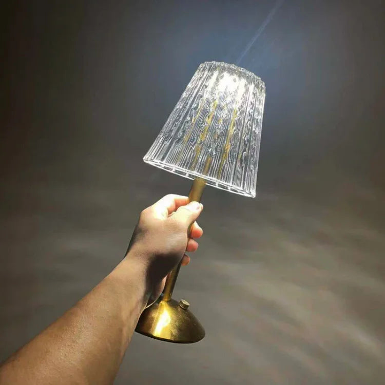 Lumora | Lampa stołowa z składanym kloszem