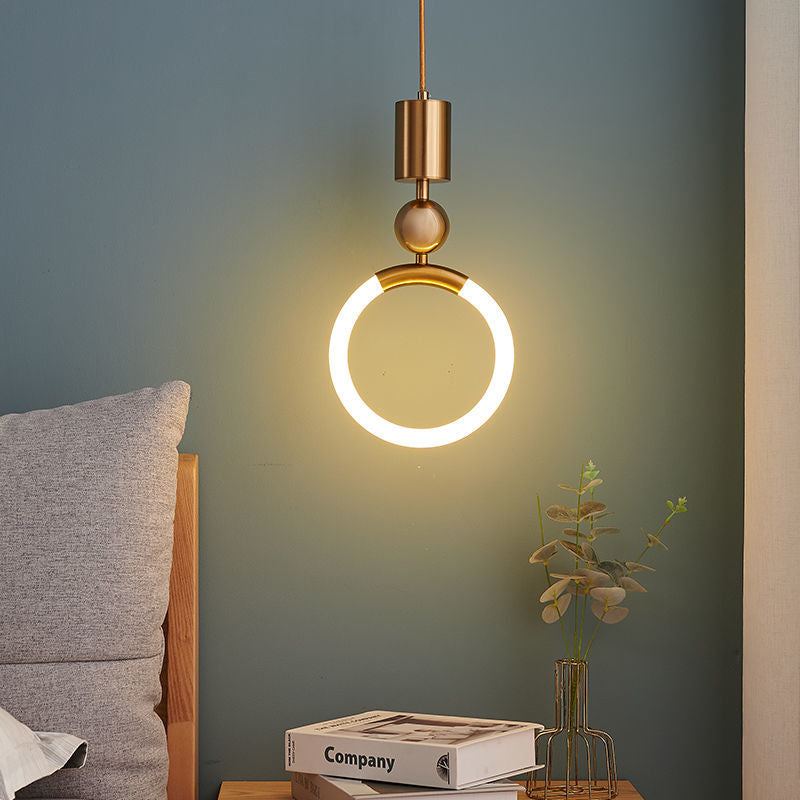 Oryna | Lampa wisząca w kształcie pierścienia LED