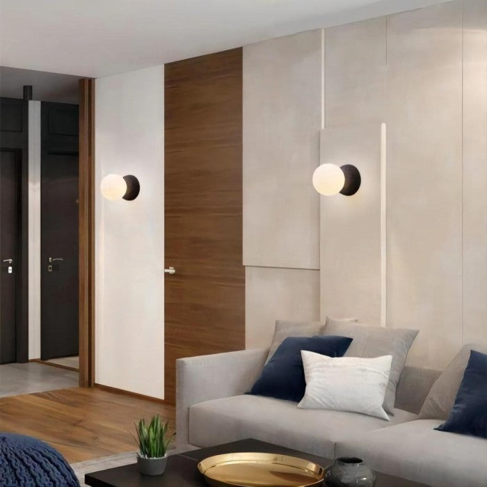 Oriva | minimalistyczna lampa wisząca w kształcie kuli
