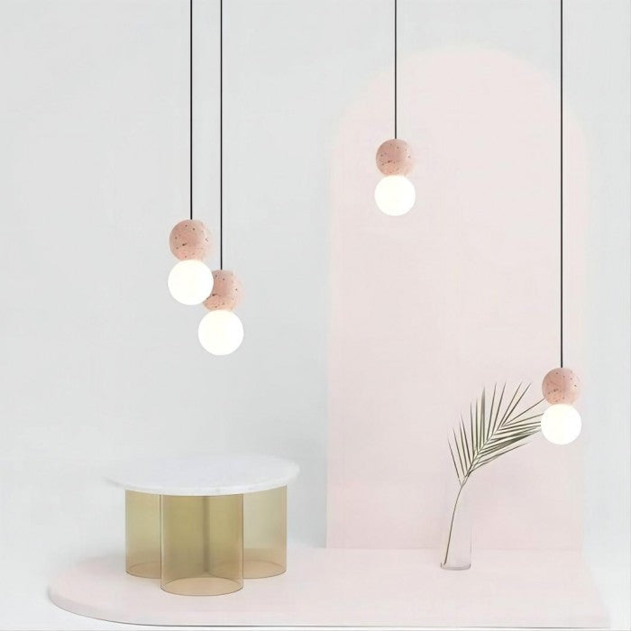 Oriva | minimalistyczna lampa wisząca w kształcie kuli