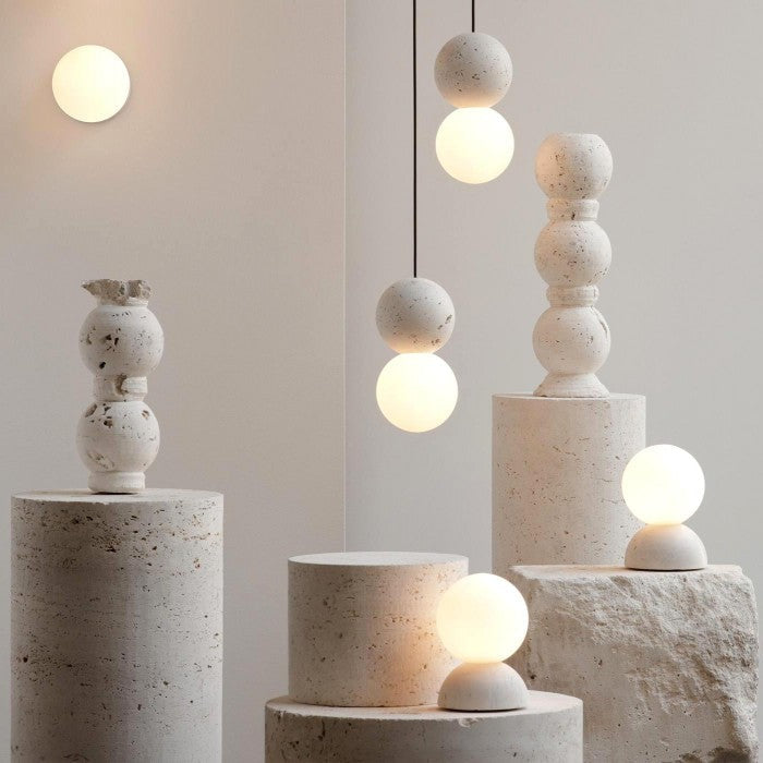 Oriva | minimalistyczna lampa wisząca w kształcie kuli